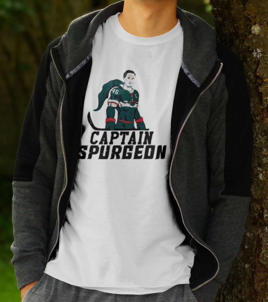 Matt Boldy Featuring Captain Spurgeon Hockey Hero 46 T-Shirt