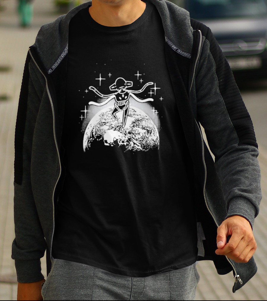 Hello World Deoxys Space Adventures Galaxy Earth Journey T-Shirt