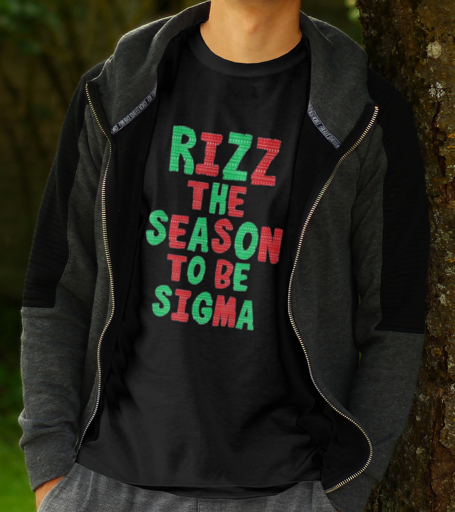 Rizz The Season To Be Sigma Christmas T-Shirt