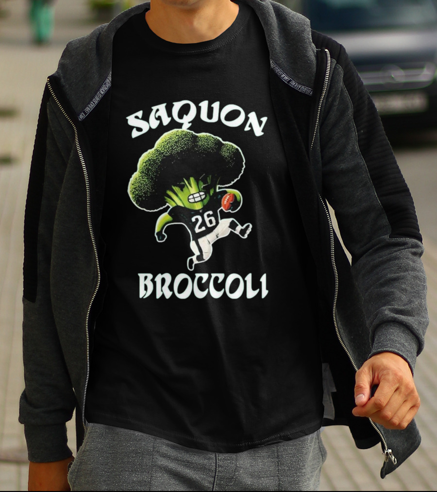 Saquon Broccoli 26 Football Player T-Shirt