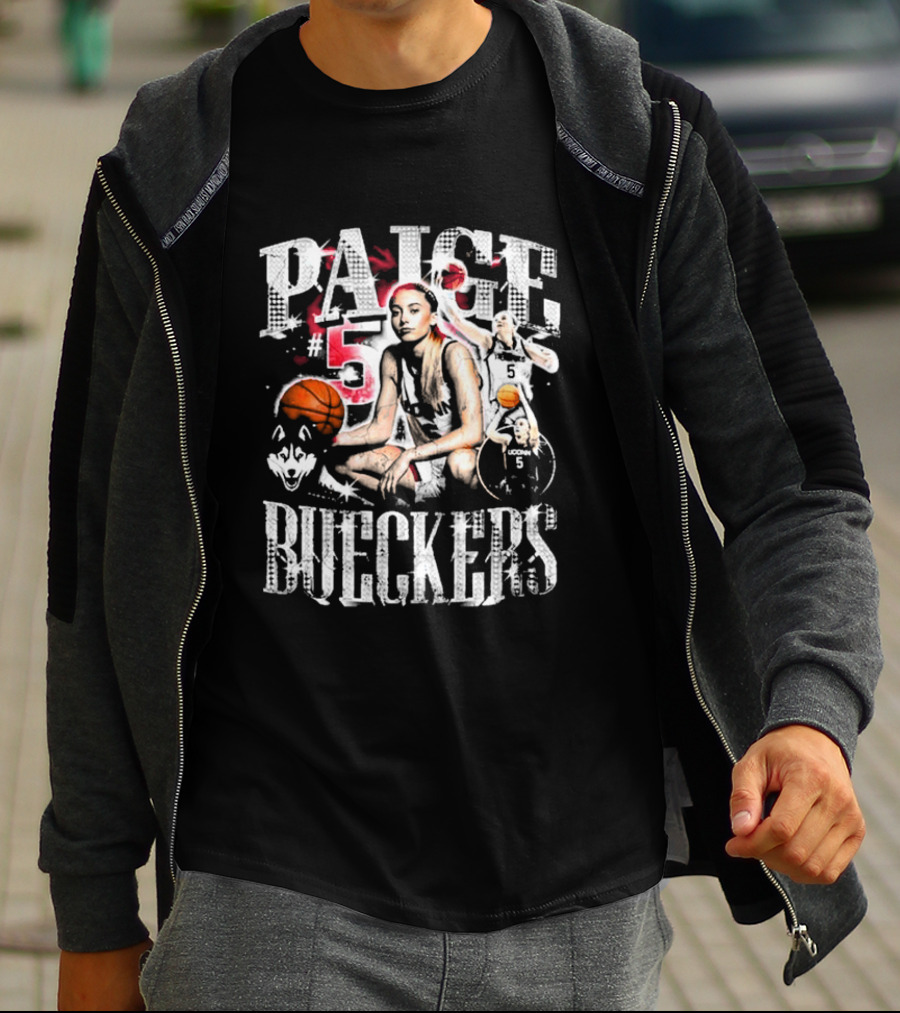 Paige Bueckers #5 UConn Huskies Basketball Star T-Shirt