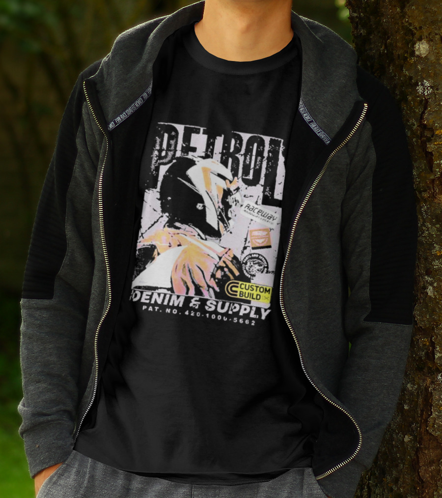 PETROL Raceway Custom Build Denim And Supply CVC Jersey Fabric 164951-U T-Shirt