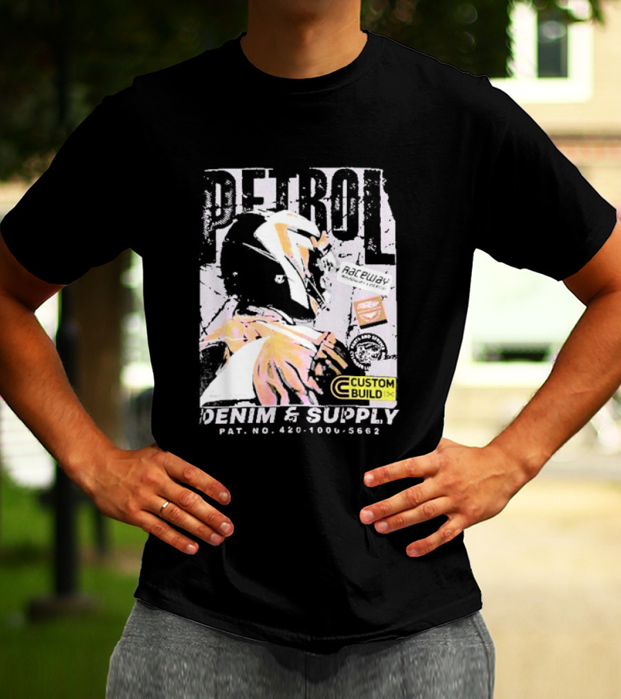 PETROL Raceway Custom Build Denim And Supply CVC Jersey Fabric 164951-U T-Shirt