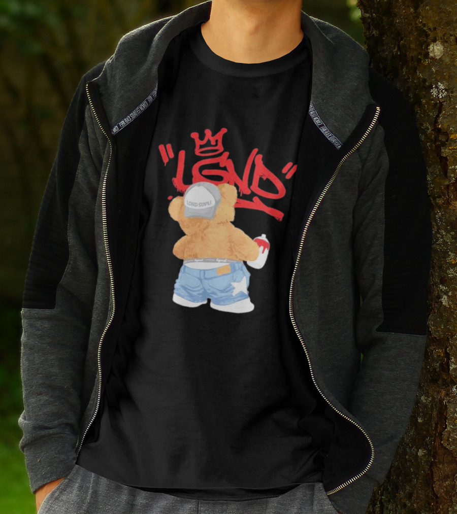 Tagger Bear LGND Lord Supply Graffiti T-Shirt