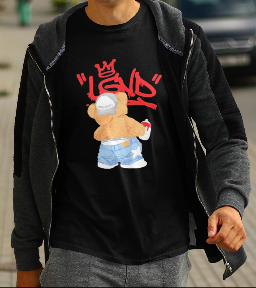 Tagger Bear LGND Lord Supply Graffiti T-Shirt