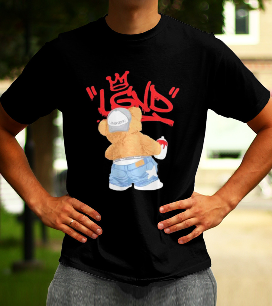 Tagger Bear LGND Lord Supply Graffiti T-Shirt