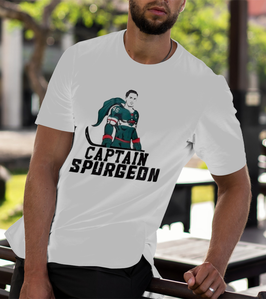 Captain Spurgeon 46 Hockey Superhero T-Shirt