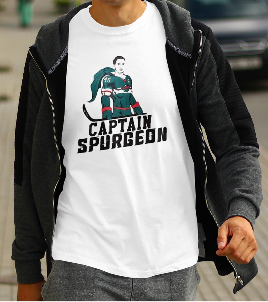 Captain Spurgeon 46 Hockey Superhero T-Shirt