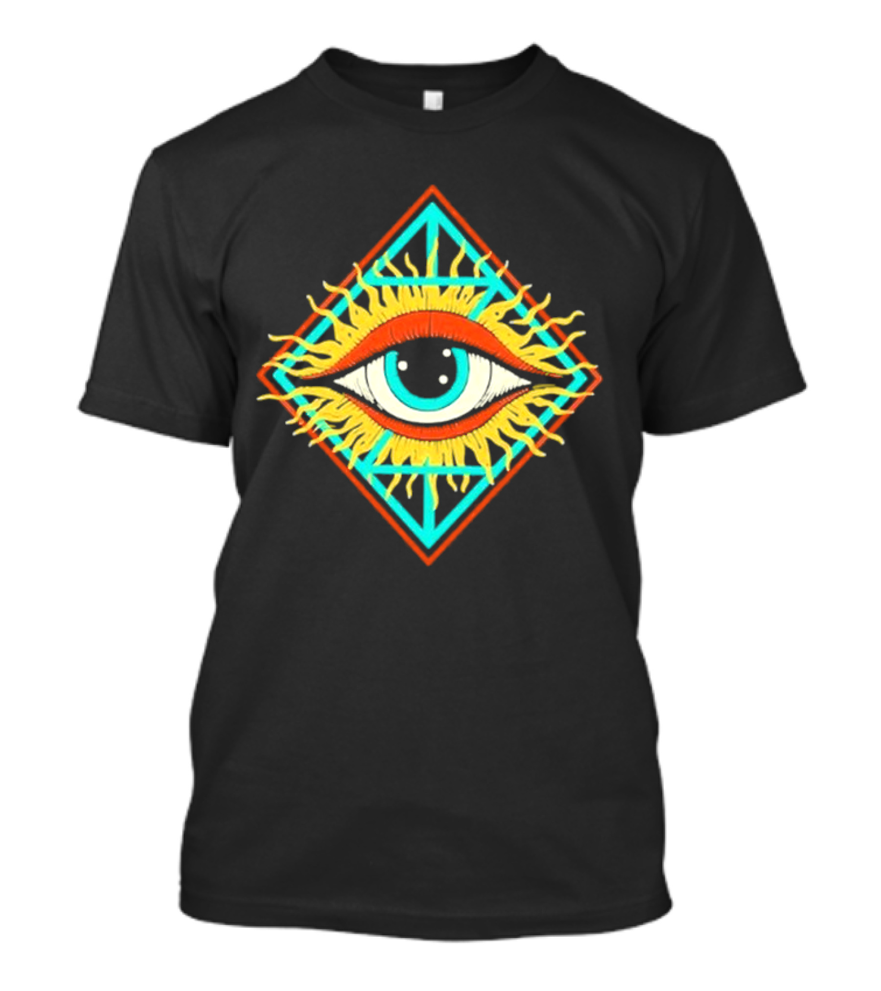Diamond Eye Zingara Sunburst Geometric T-Shirt
