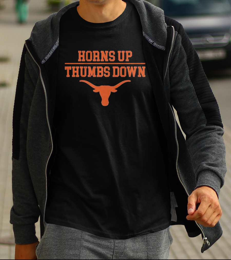 Horns Up Thumbs Down Texas Football T-Shirt