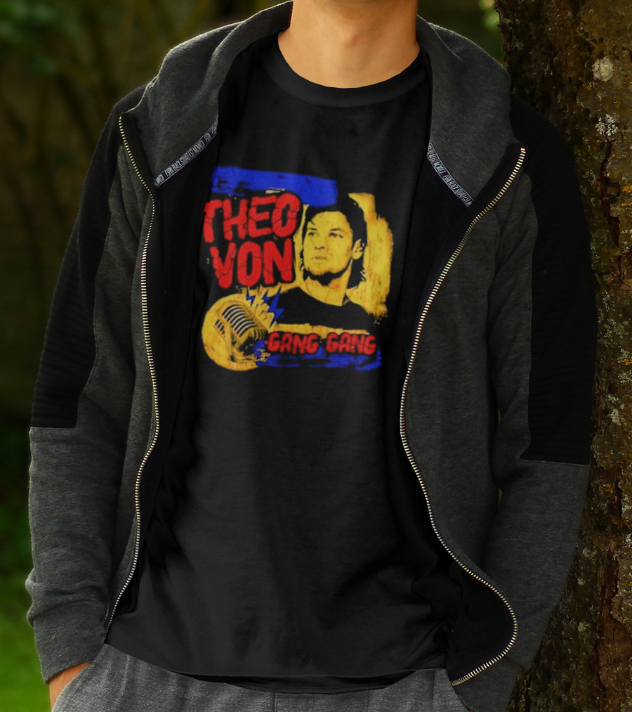 Theo Von Gang Gang 90s Pepper Mic T-Shirt