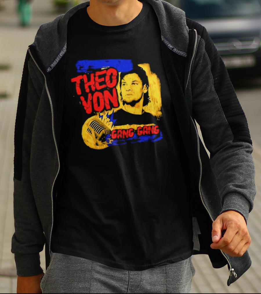 Theo Von Gang Gang 90s Pepper Mic T-Shirt