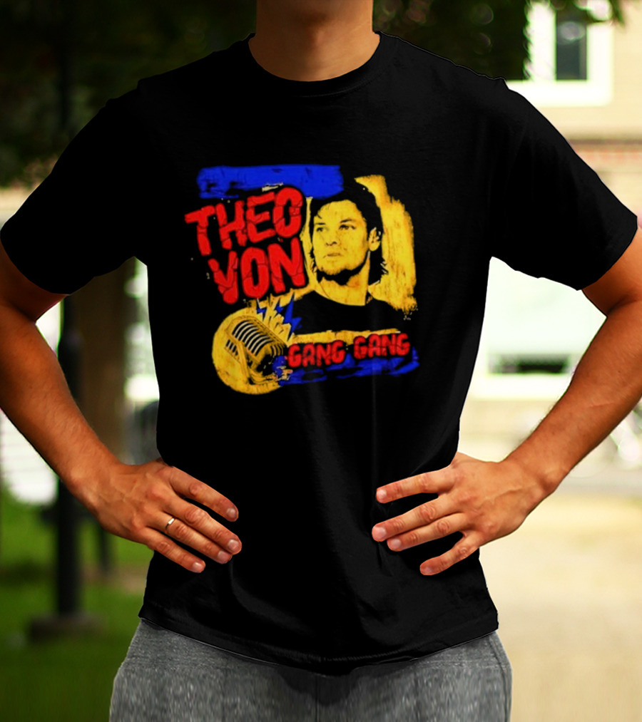 Theo Von Gang Gang 90s Pepper Mic T-Shirt