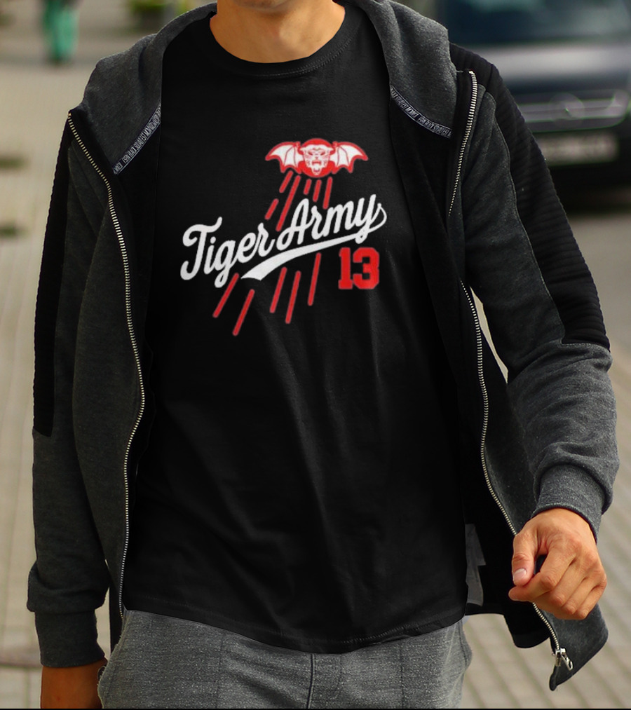 Tiger Army 13 Los Angeles Dodgers Never Die T-Shirt
