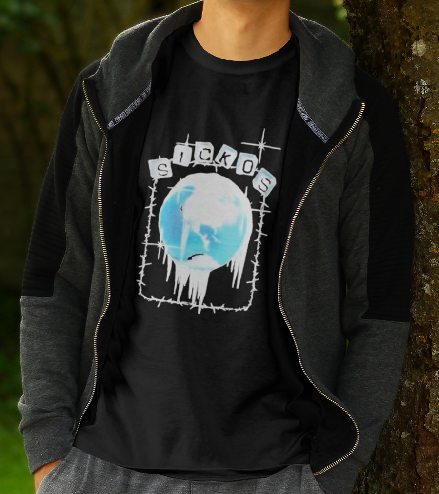 Sickos Ice World Frozen Barbed Wire T-Shirt