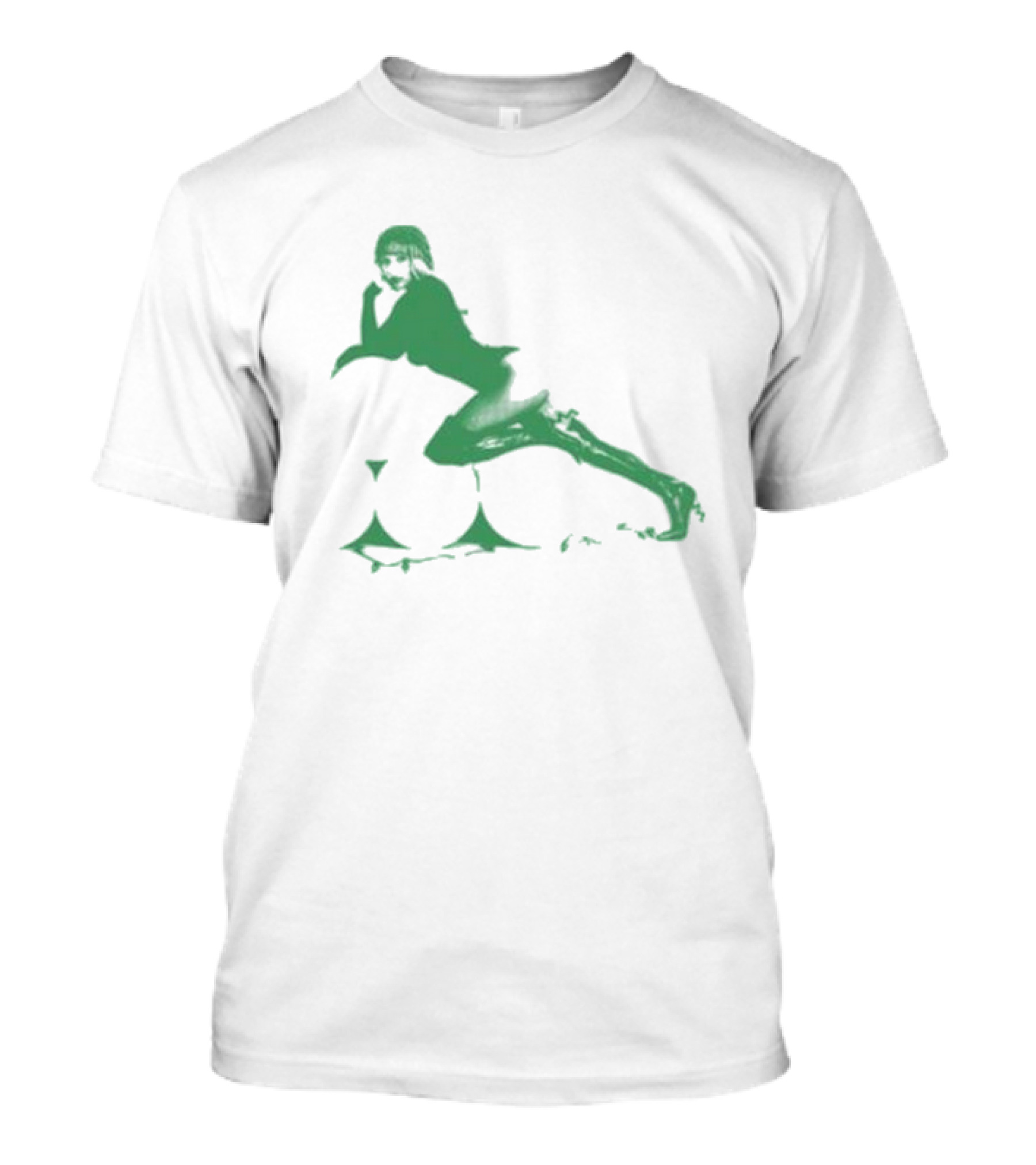 1Wish Ava Max Christmas Iconic Green Festive T-Shirt