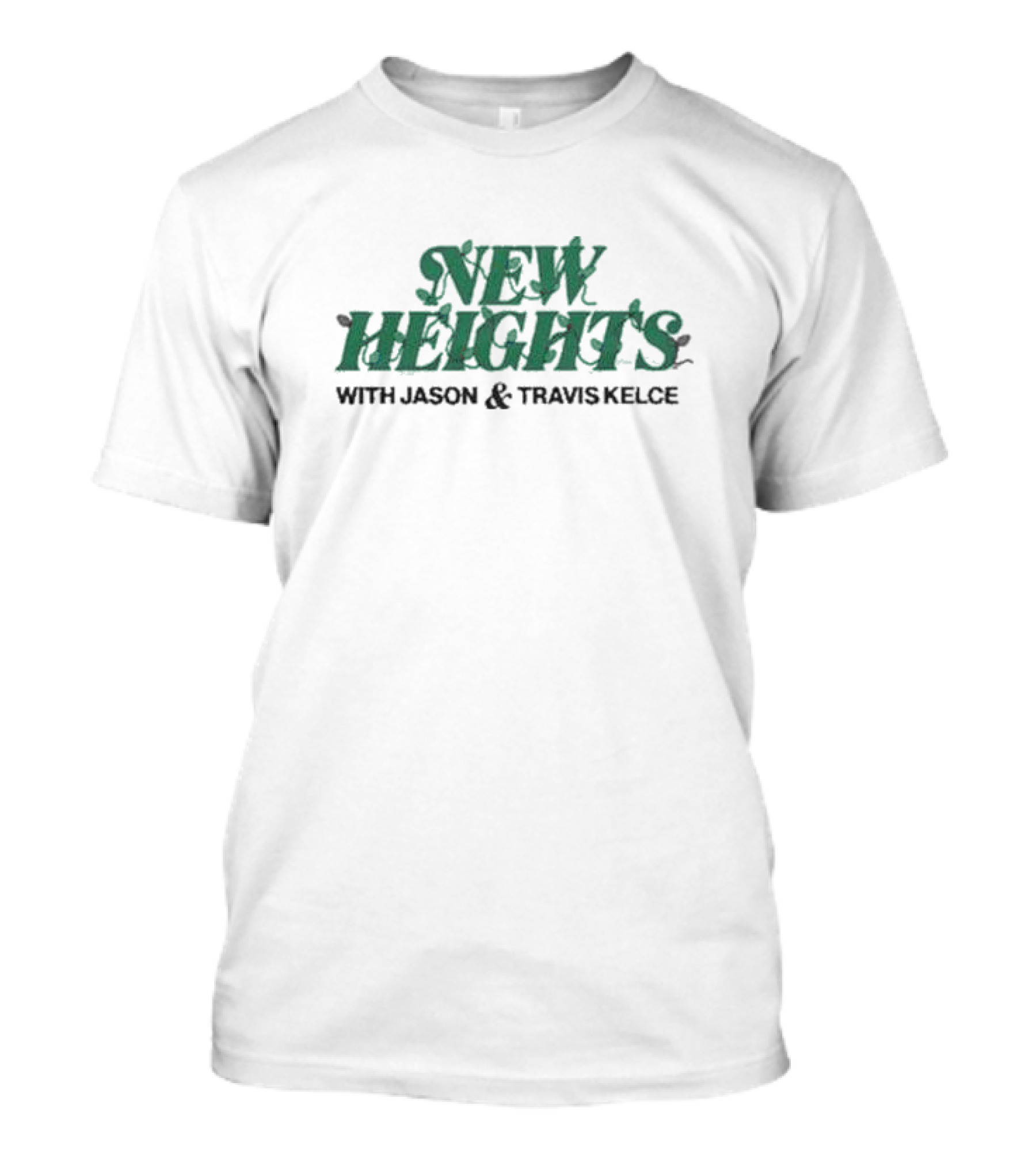New Heights Podcast Holiday Lights With Jason And Travis Kelce Christmas T-Shirt