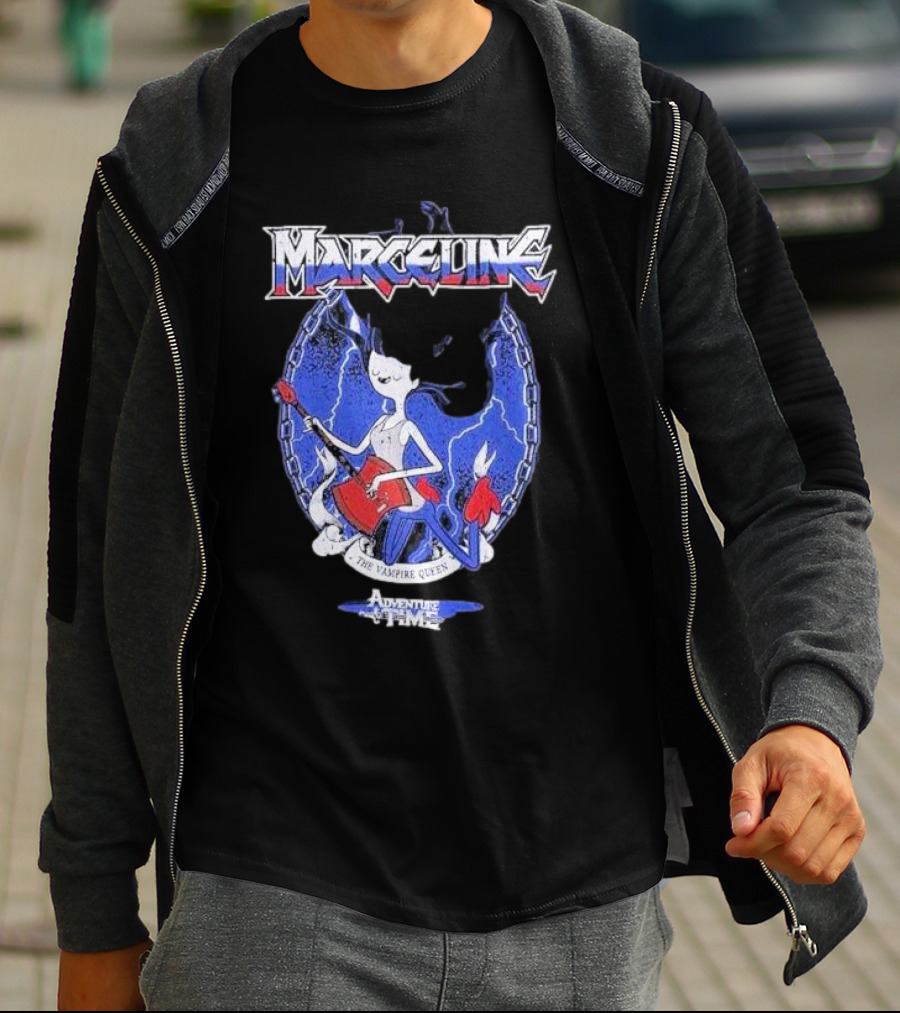 Marceline The Vampire Queen Adventure Time Metal Style Girls T-Shirt