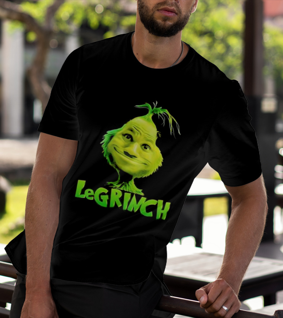 Le Grinch Green Character With Playful Expression T-Shirt