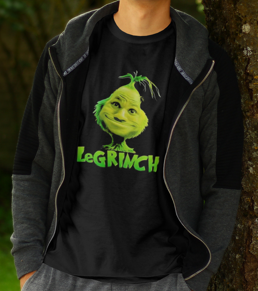 Le Grinch Green Character With Playful Expression T-Shirt
