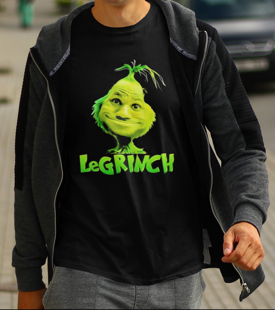 Le Grinch Green Character With Playful Expression T-Shirt