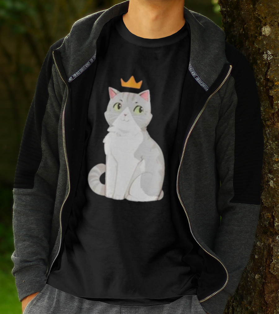 Goodtimeswithscar Jellie Cat With Crown T-Shirt