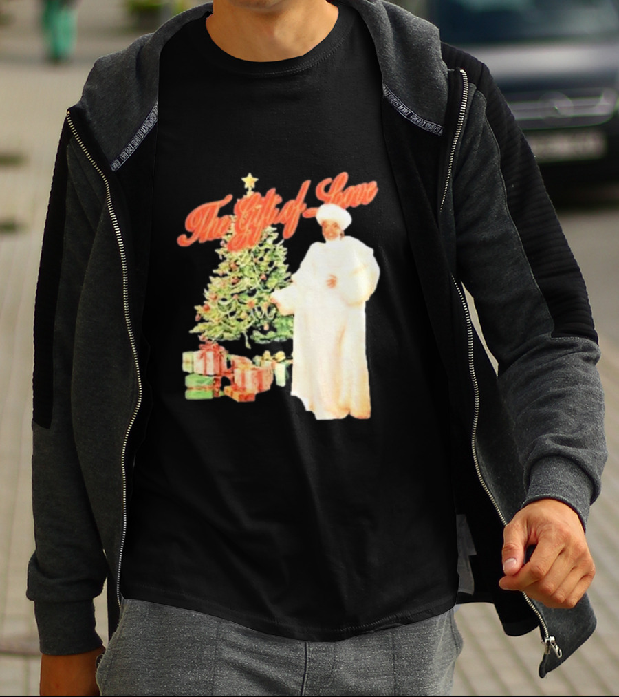 The Gift Of Love Christmas Tree Retro Style Jennifer Hudson T-Shirt