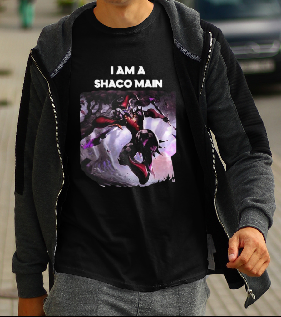 I Am A Shaco Main Why So Serious League Of Legends Character Joker T-Shirt