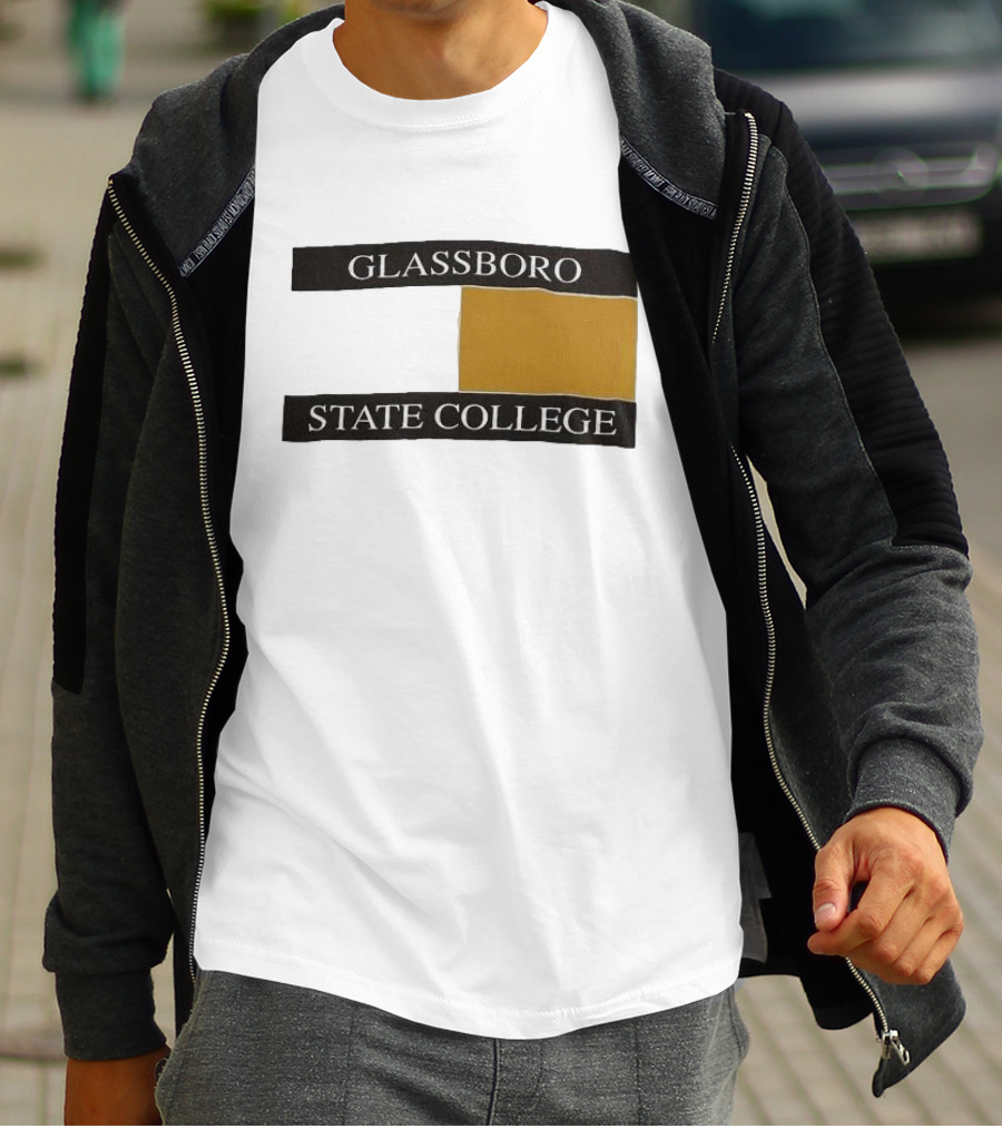Glassboro State College Black And Gold Block T-Shirt