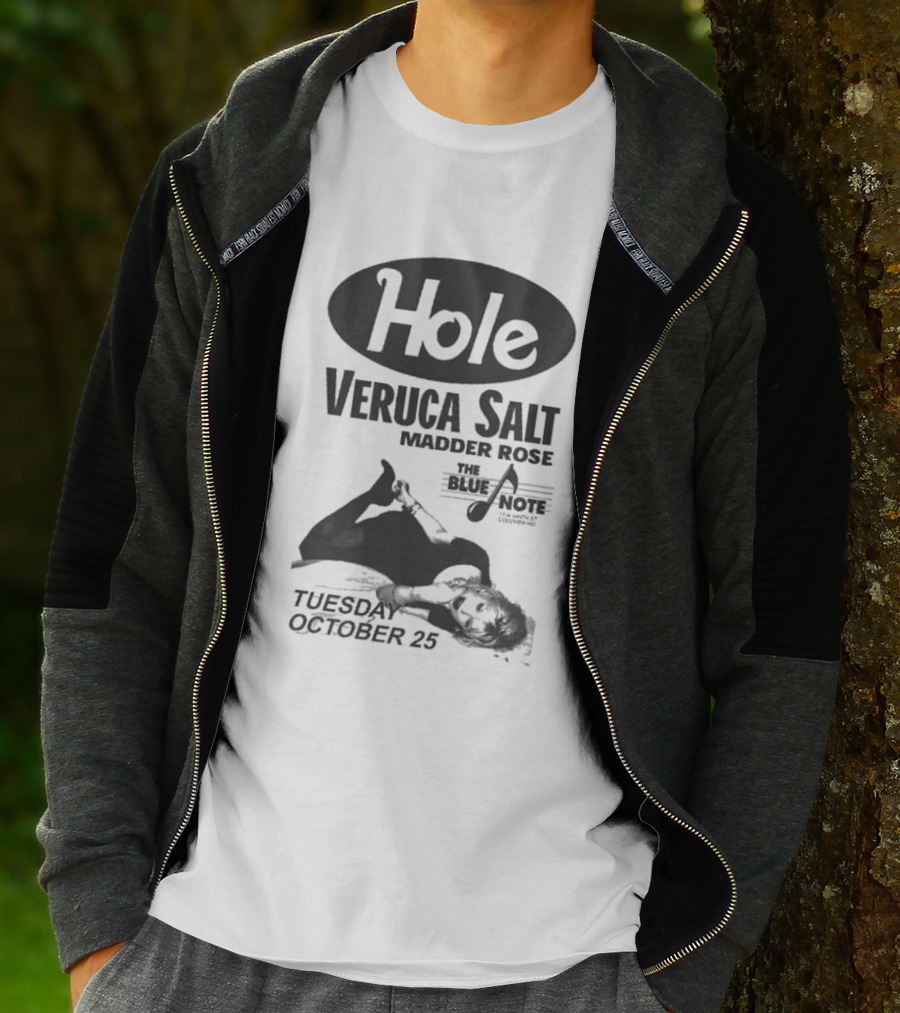 Hole Veruca Salt Madder Rose Blue Note October 25 T-Shirt