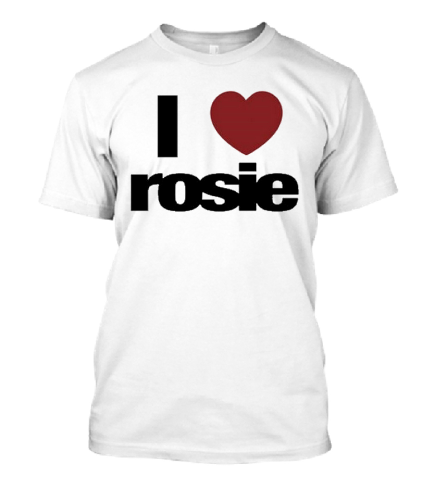 I Love Rosie Heart Text T-Shirt