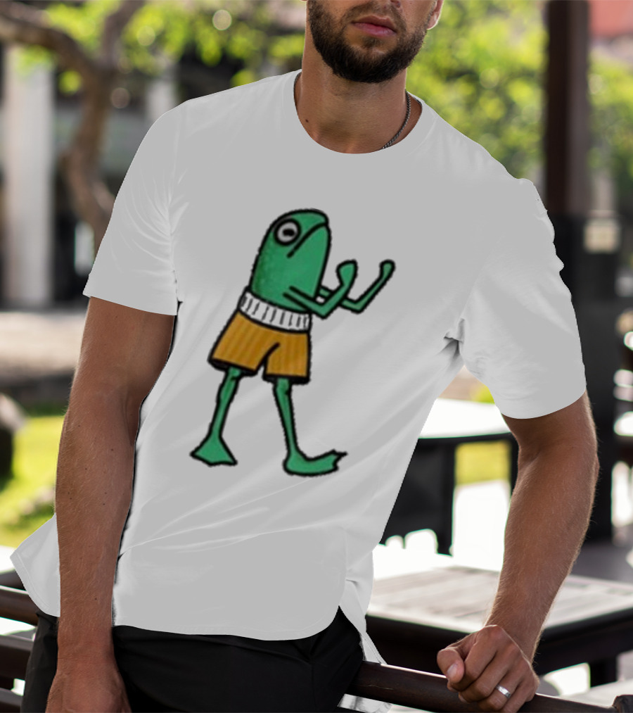 K45ink Frog Boxer Fighter In Shorts T-Shirt