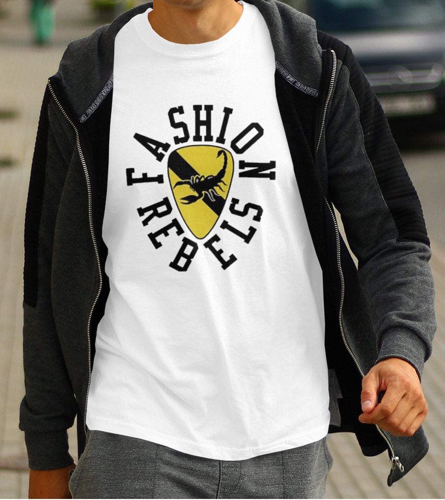 Fashion Rebels Mia Hall Loves The Kids Scorpion Shield T-Shirt