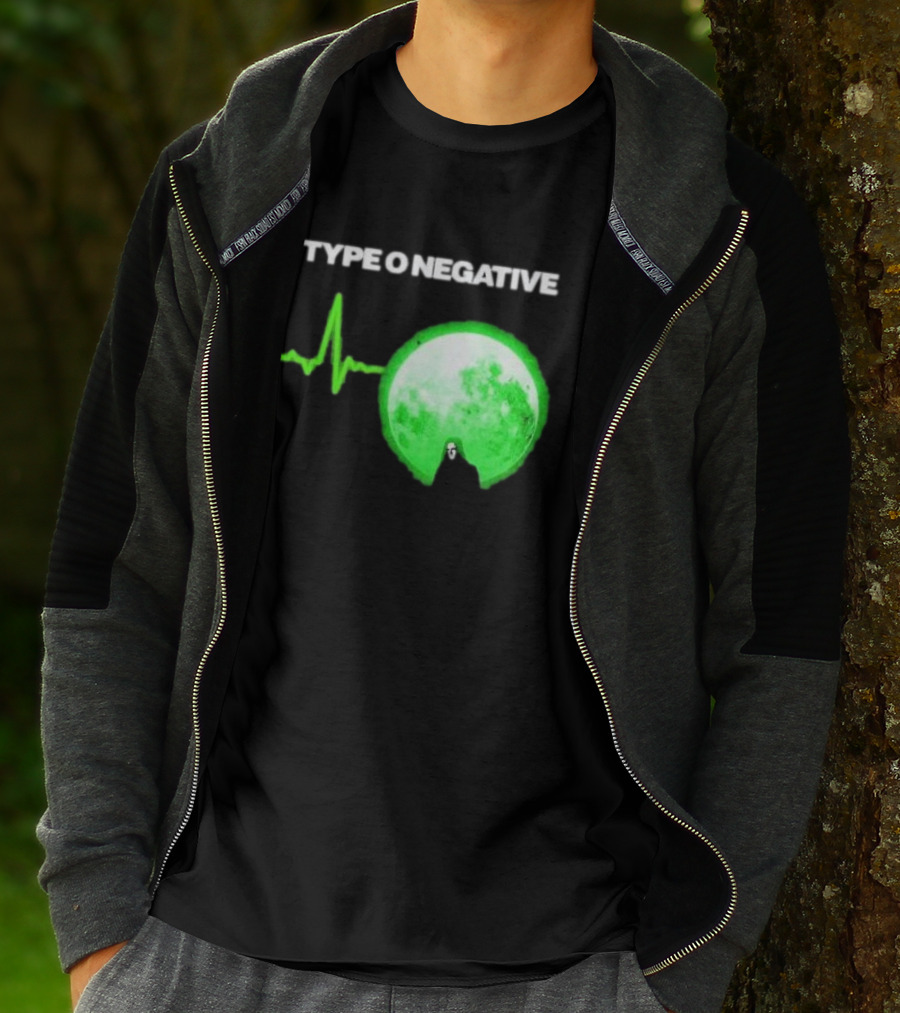 TYPE O NEGATIVE Green Moon Heartbeat T-Shirt