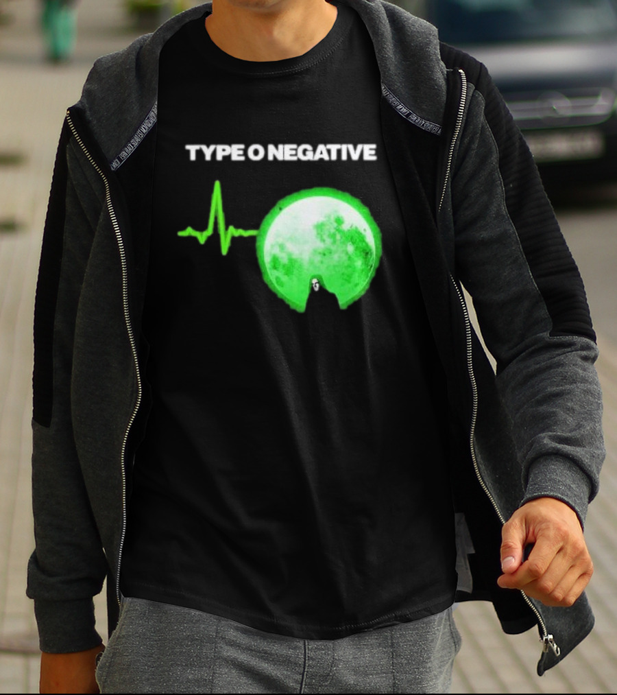 TYPE O NEGATIVE Green Moon Heartbeat T-Shirt