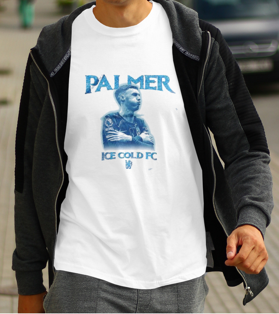 Chelsea Palmer Ice Cold FC Football Blue Vibe T-Shirt