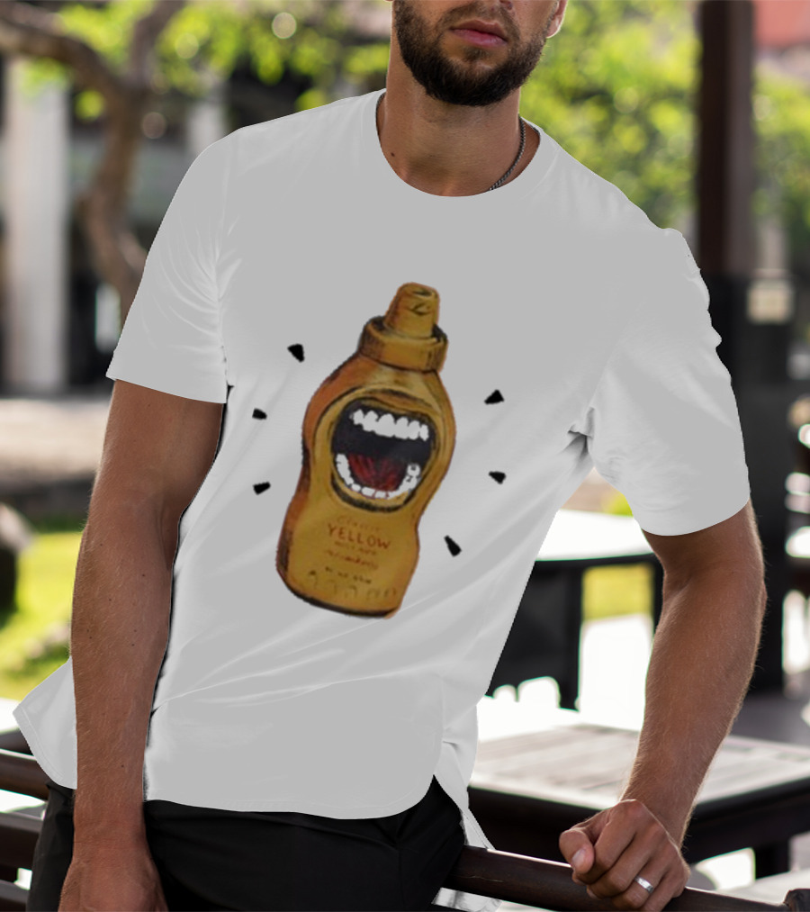 Mcfreakery Classic Yellow Mustard Bottle With Mouth T-Shirt