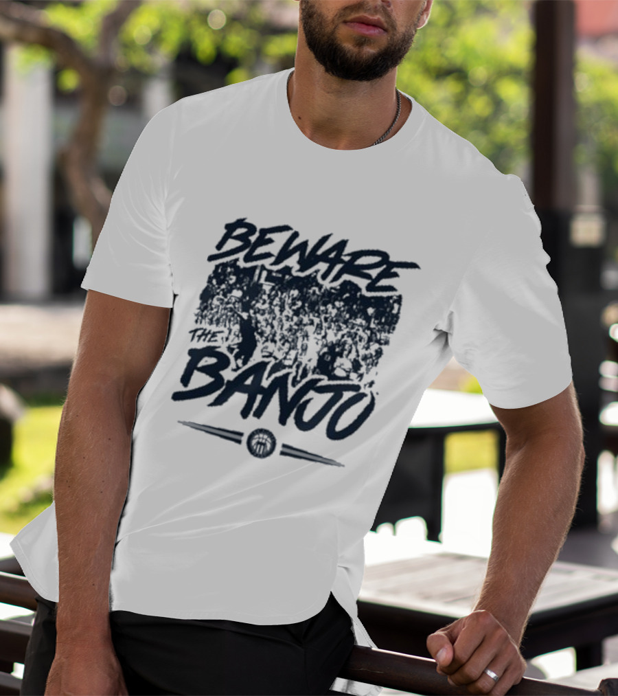 Two Rivers Trust Beware The Banjo Basketball Warning T-Shirt