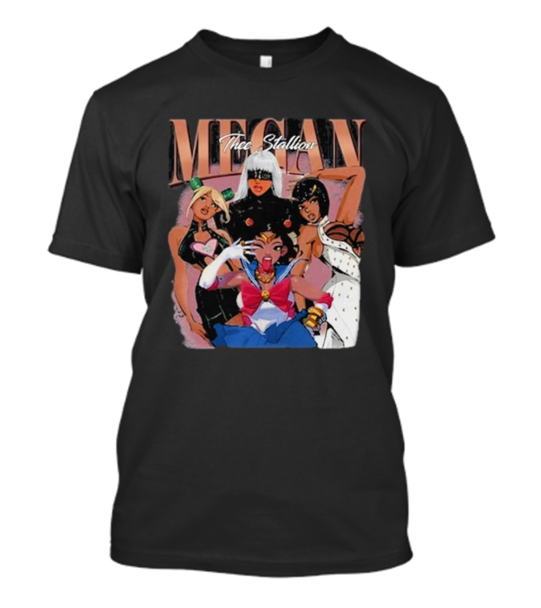 Megan Thee Stallion Cosplay Anime Characters T-Shirt