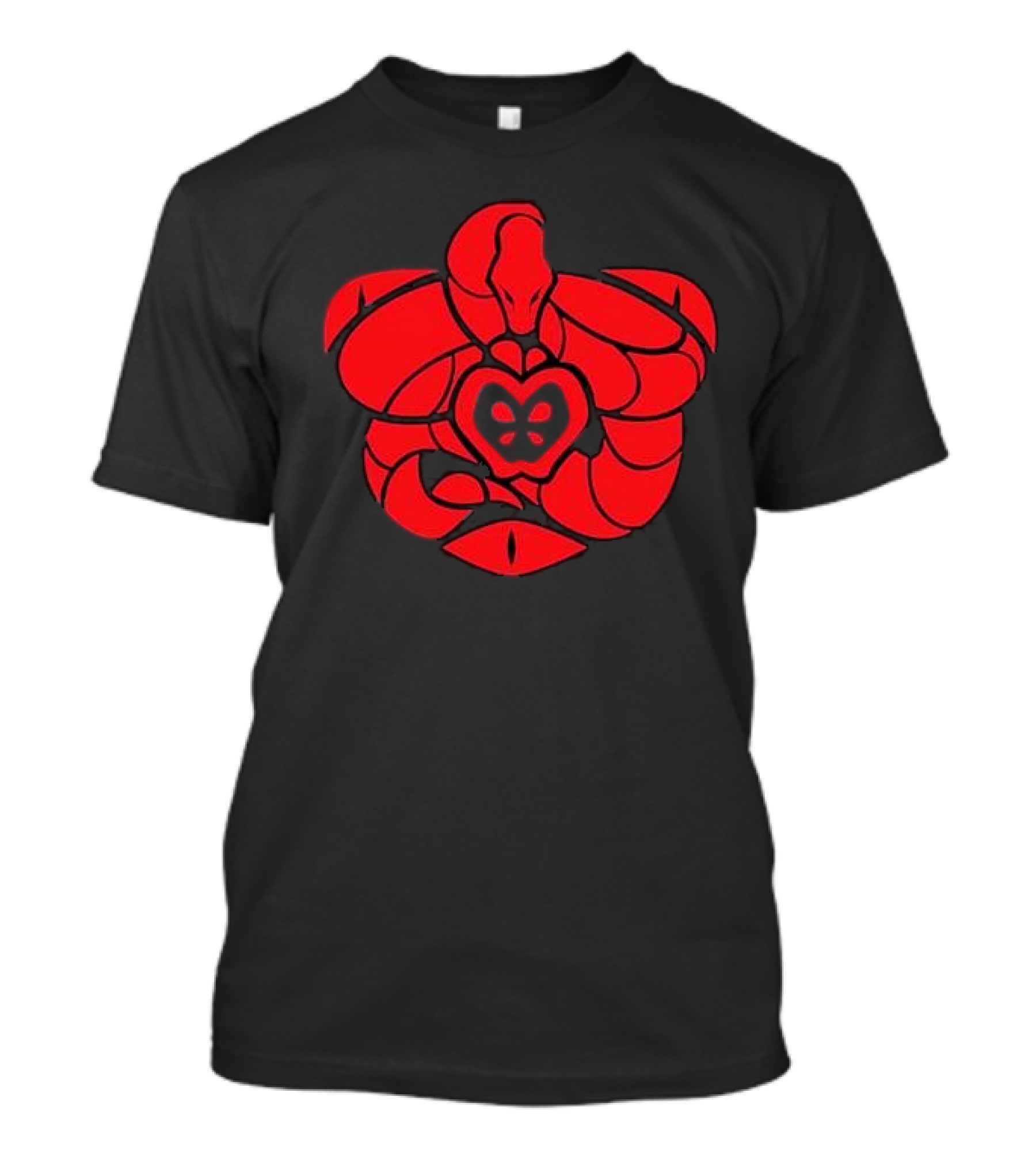 Pride Sigil Snake With Heart And Butterfly Emblem T-Shirt