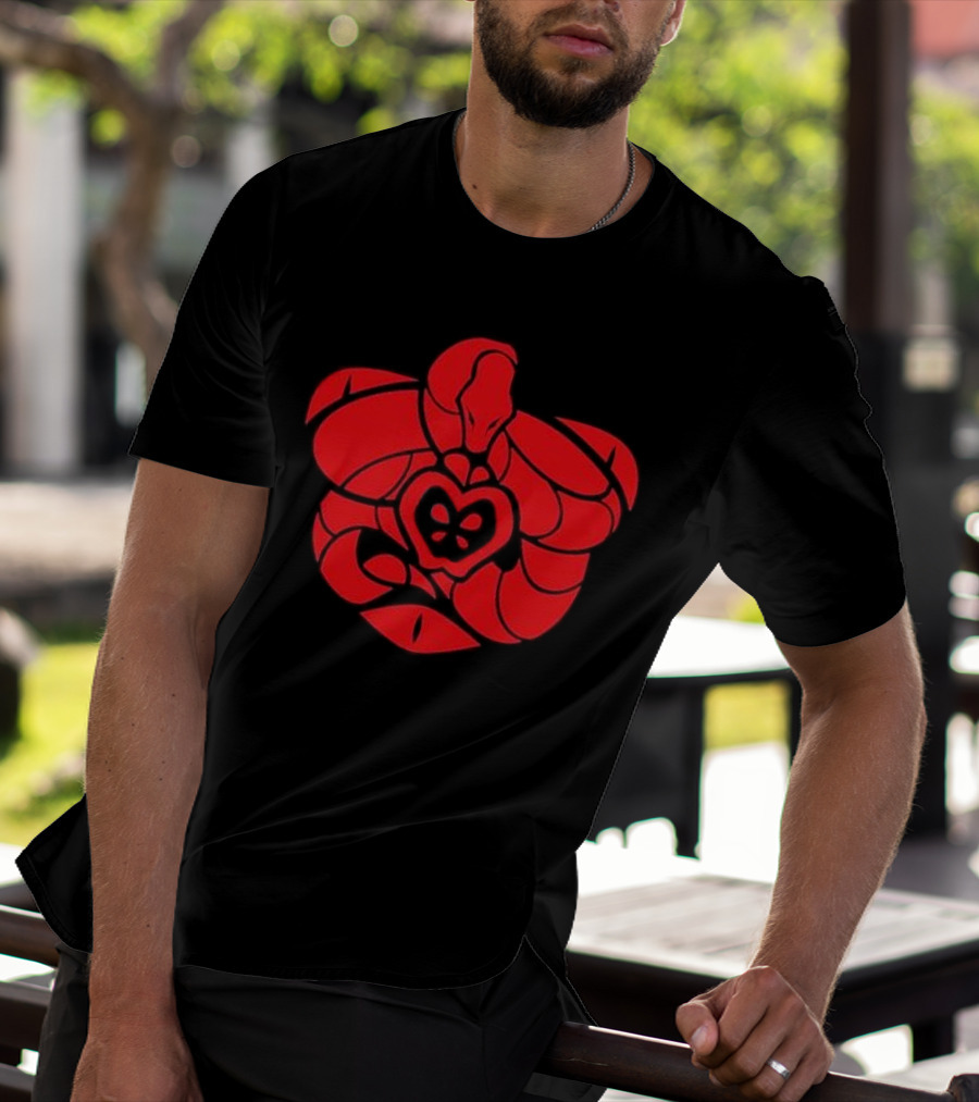 Pride Sigil Snake With Heart And Butterfly Emblem T-Shirt