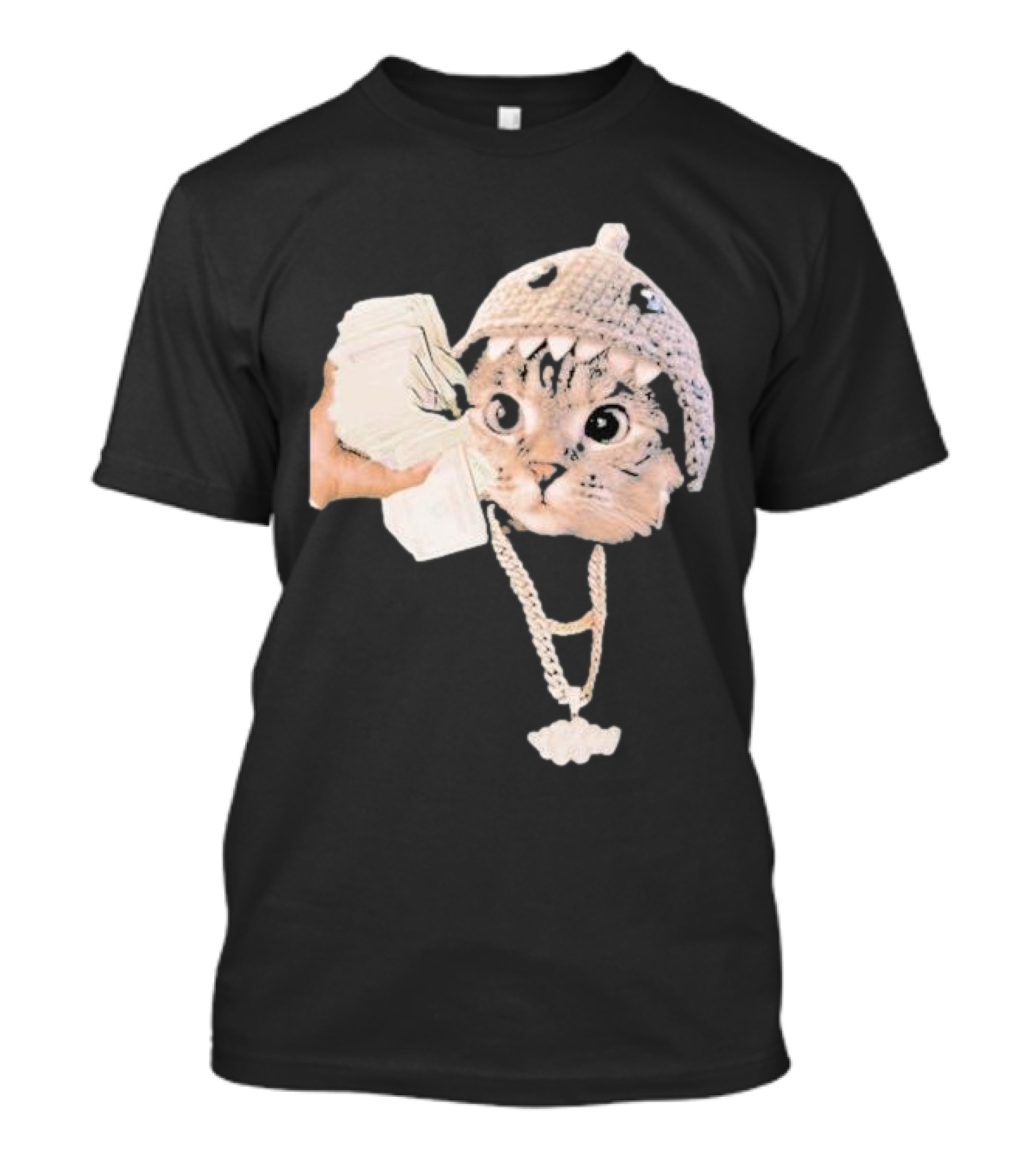 Shark Cat Solana SC Playful Money Jewelry T-Shirt