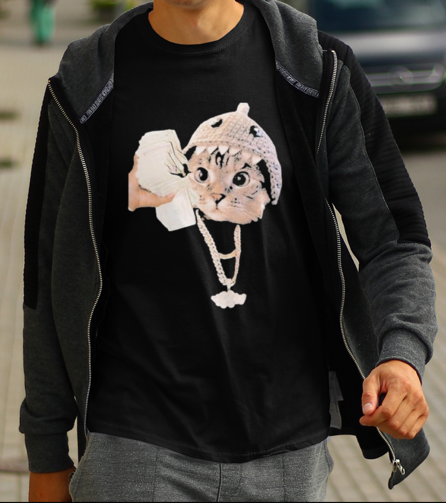 Shark Cat Solana SC Playful Money Jewelry T-Shirt