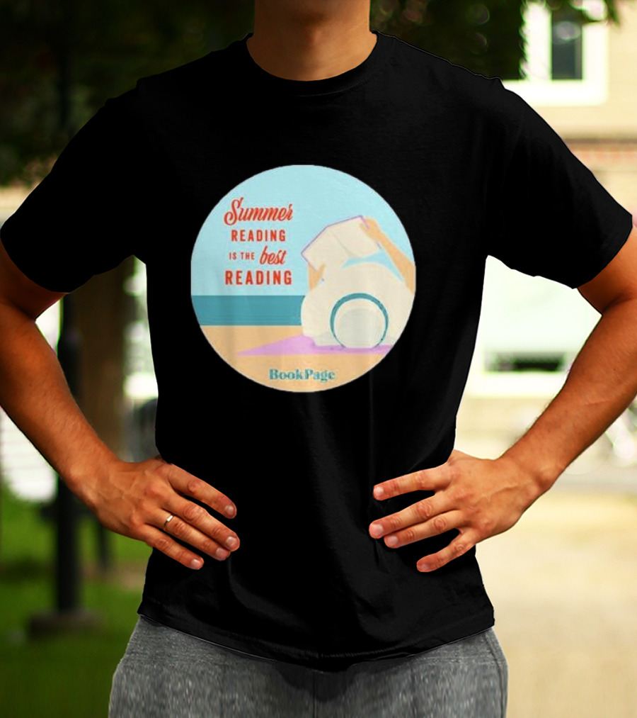 Summer Reading Is The Best Reading BookPage Relaxing By The Beach T-Shirt