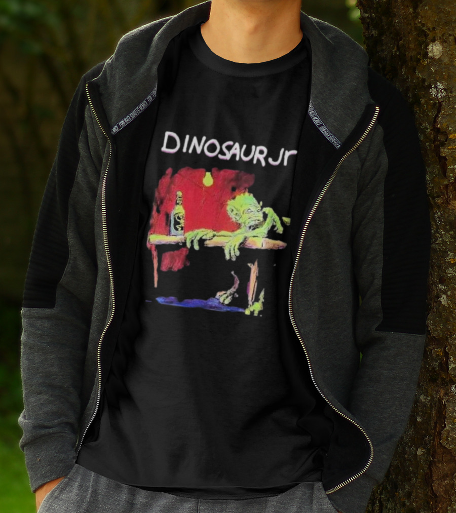 Dinosaur Jr Band Biography Bottled Creature Table Scene T-Shirt