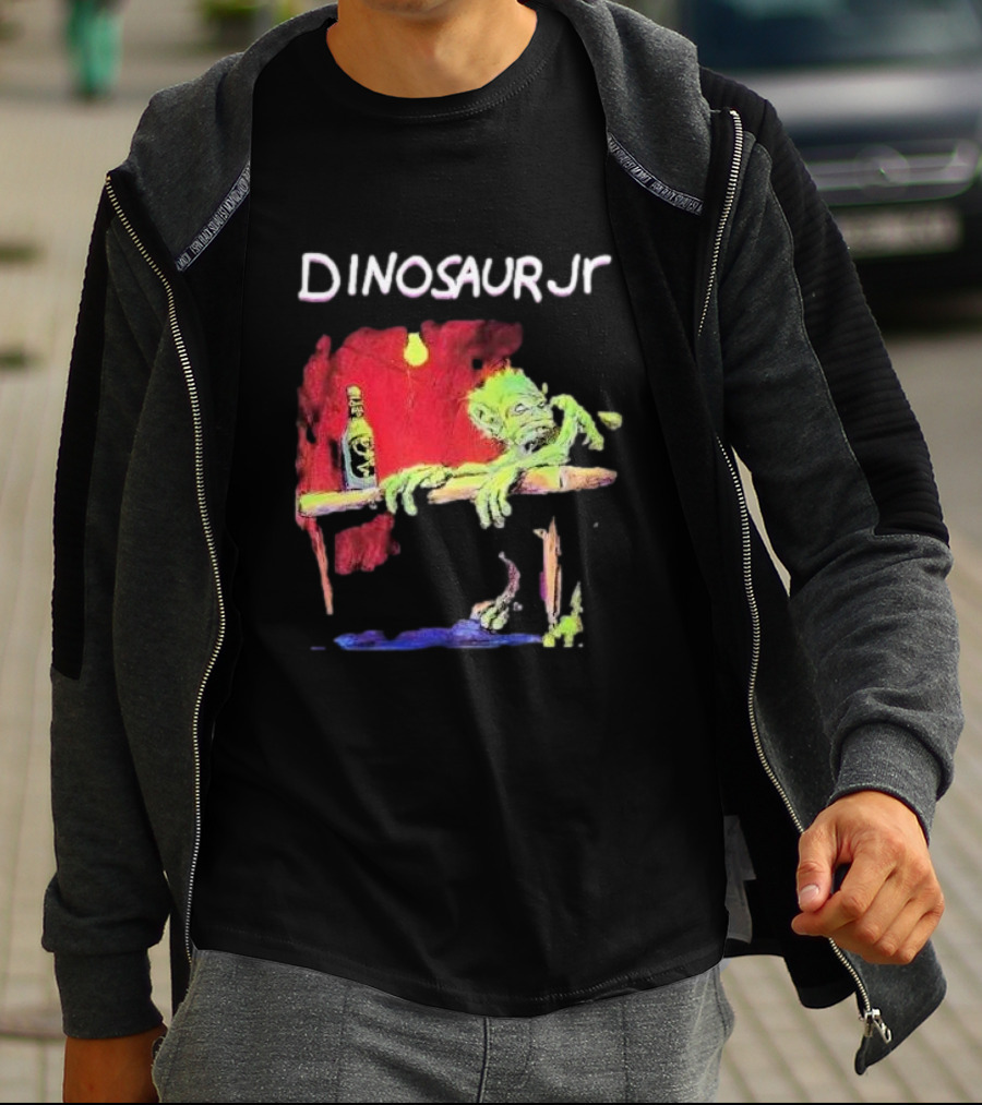 Dinosaur Jr Band Biography Bottled Creature Table Scene T-Shirt