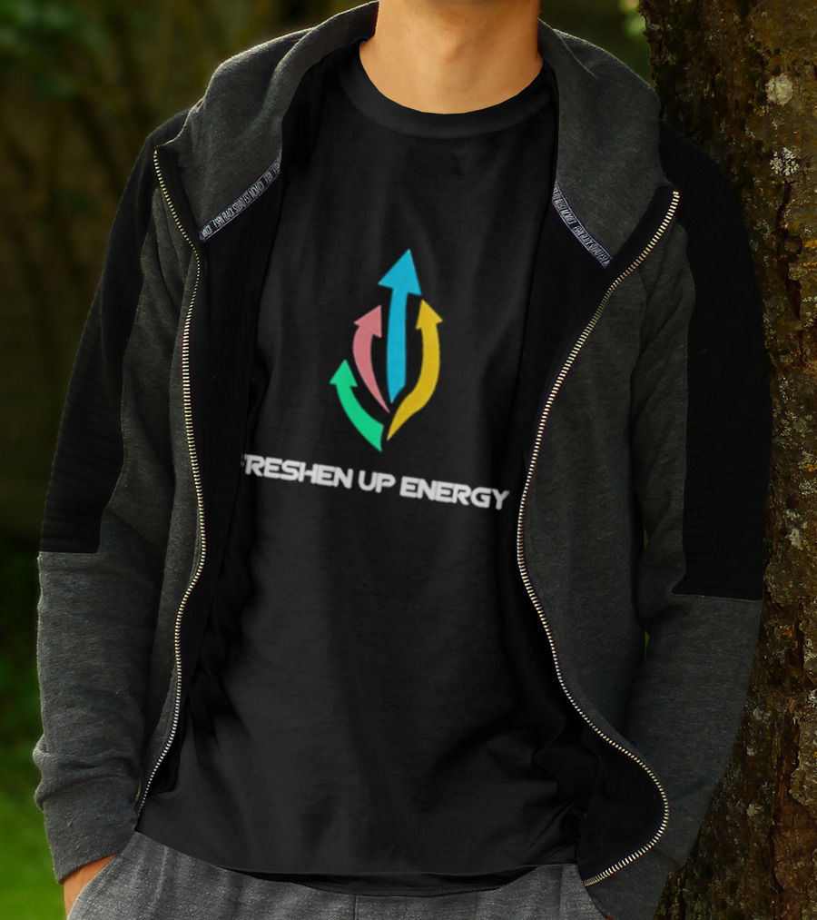 Freshen Up Energy Colorful Arrows Upward T-Shirt