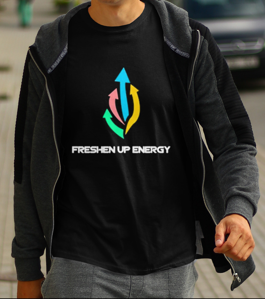 Freshen Up Energy Colorful Arrows Upward T-Shirt