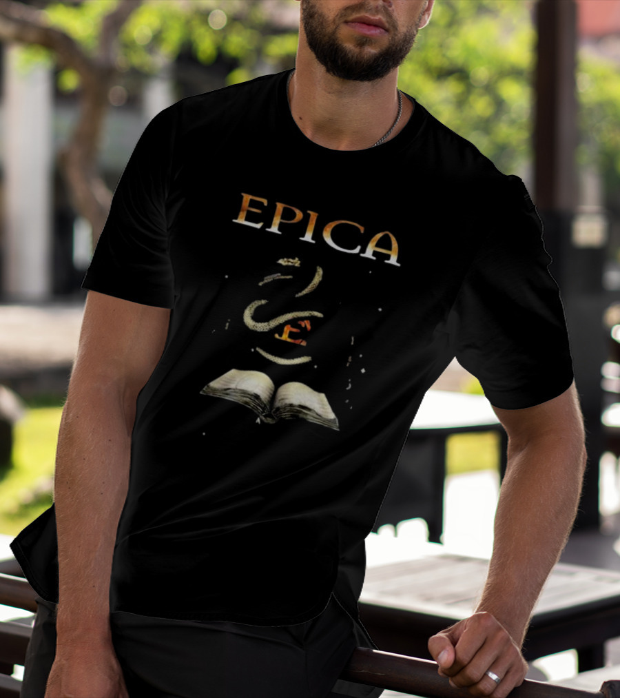 Epica Kingdom Of Heaven Open Book And Snake T-Shirt
