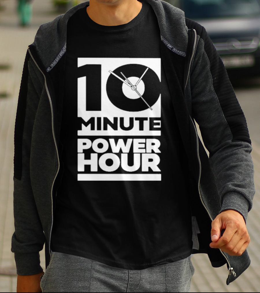 10 Minute Power Hour Clock Design Game Grumps T-Shirt
